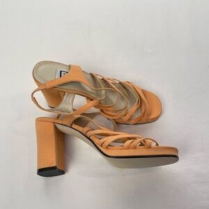 Vintage‎ BP. Lara Square Toe Sandal in Peach Size 7